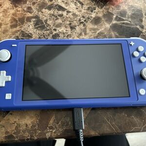 Blue Nintendo switch lite